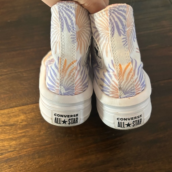 Converse Chuck Taylor Move High Top Floral Canvas Shoes - Picture 9 of 11